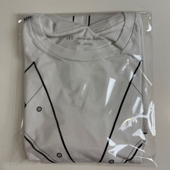 Travis Mathew Catch Up White Graphic Tee M - Picture 8 of 8